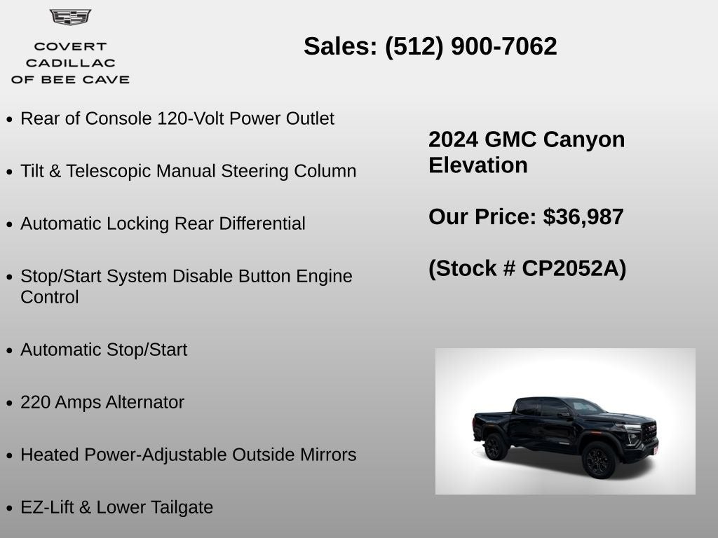 2024 GMC Canyon Elevation