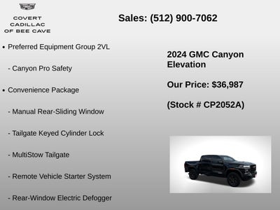 2024 GMC Canyon Elevation