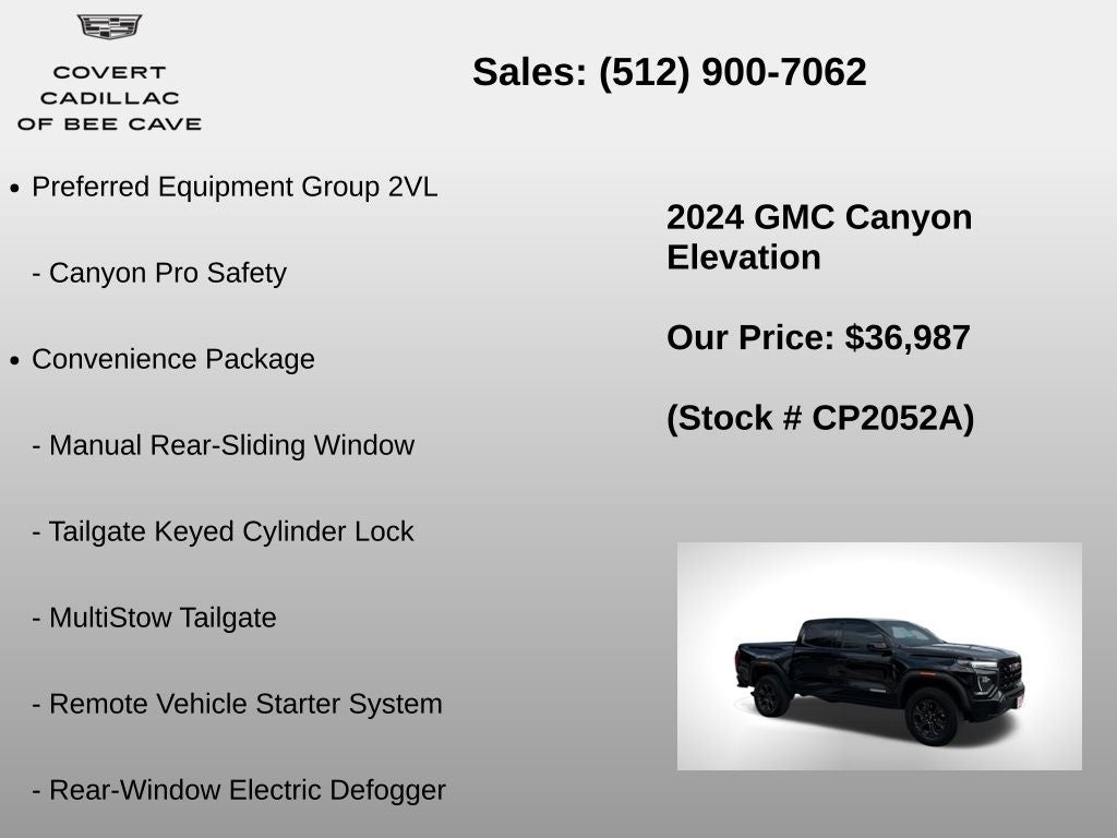 2024 GMC Canyon Elevation