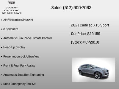 2021 Cadillac XT5 Sport
