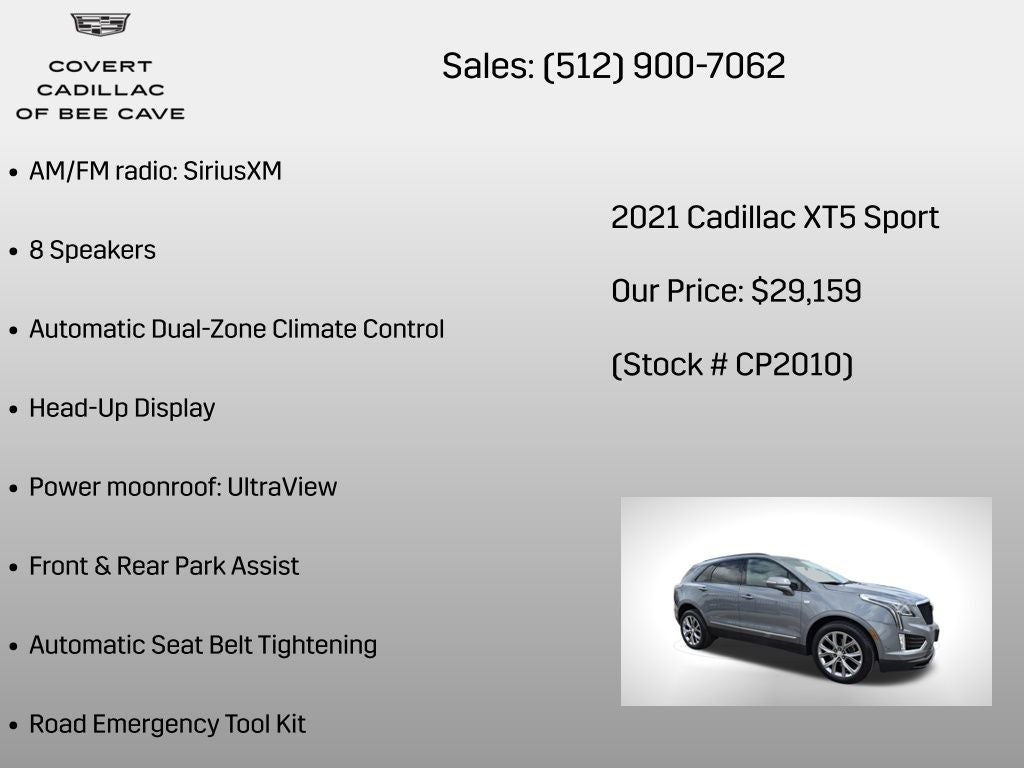 2021 Cadillac XT5 Sport