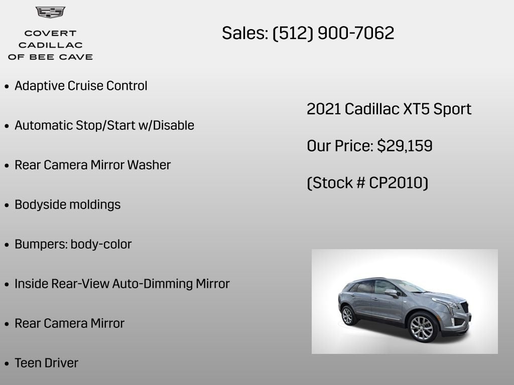 2021 Cadillac XT5 Sport