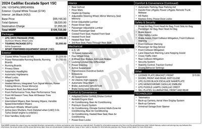 2024 Cadillac Escalade Sport