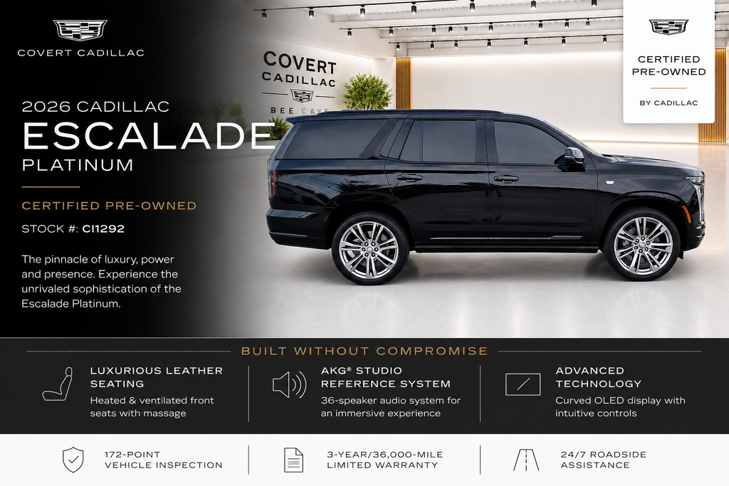 2026 Cadillac Escalade Platinum Sport
