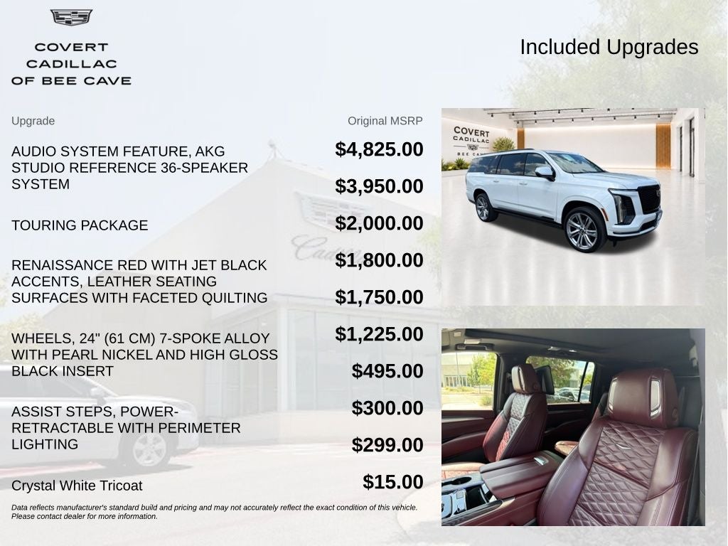 2025 Cadillac Escalade ESV Sport