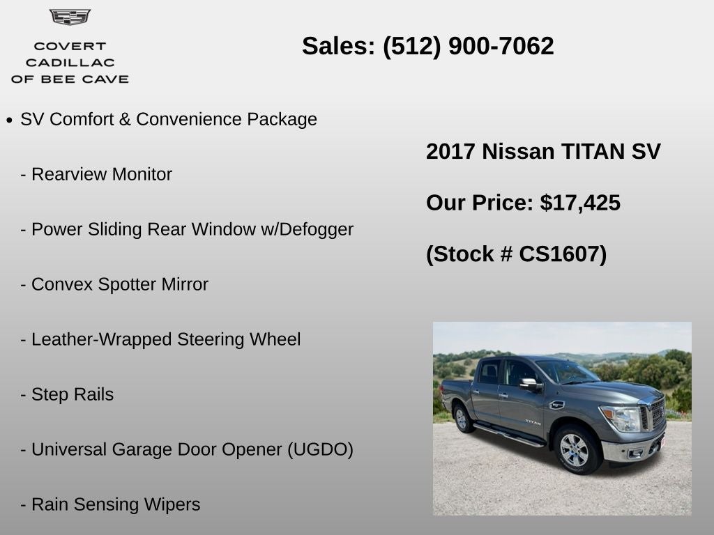2017 Nissan Titan SV