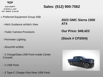 2023 GMC Sierra 1500 AT4