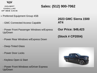 2023 GMC Sierra 1500 AT4