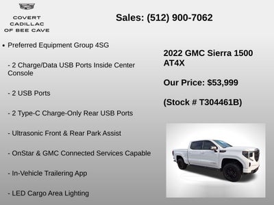 2022 GMC Sierra 1500 AT4X