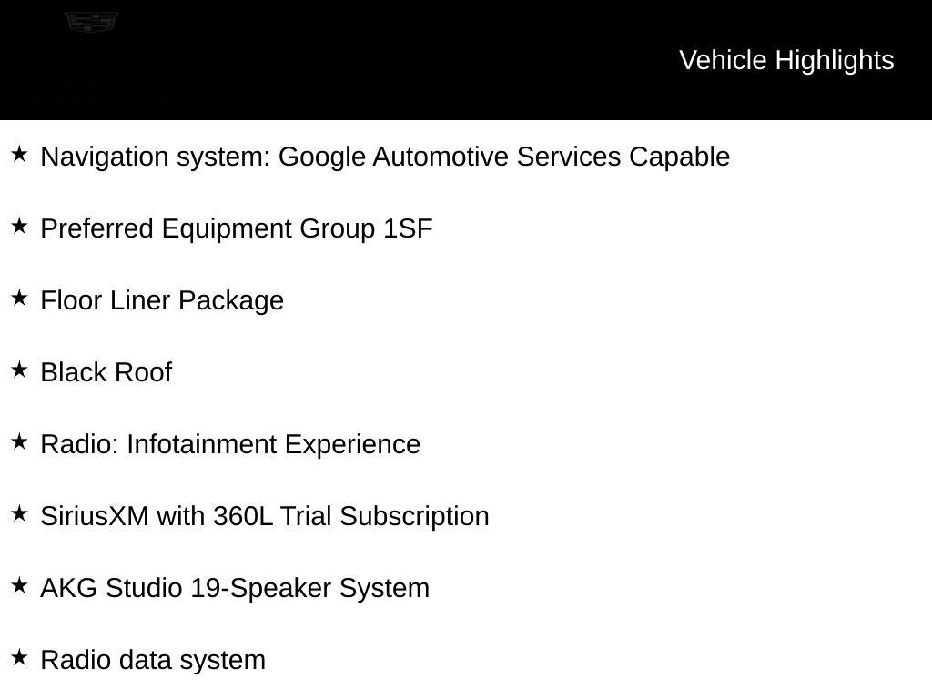 2025 Cadillac OPTIQ Sport