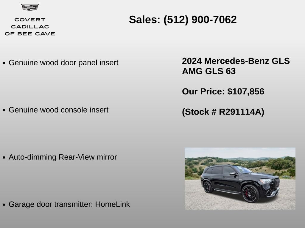 2024 Mercedes-Benz GLS GLS 63 AMG® 4MATIC®