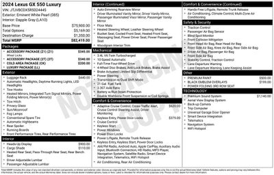 2024 Lexus GX 550 Luxury