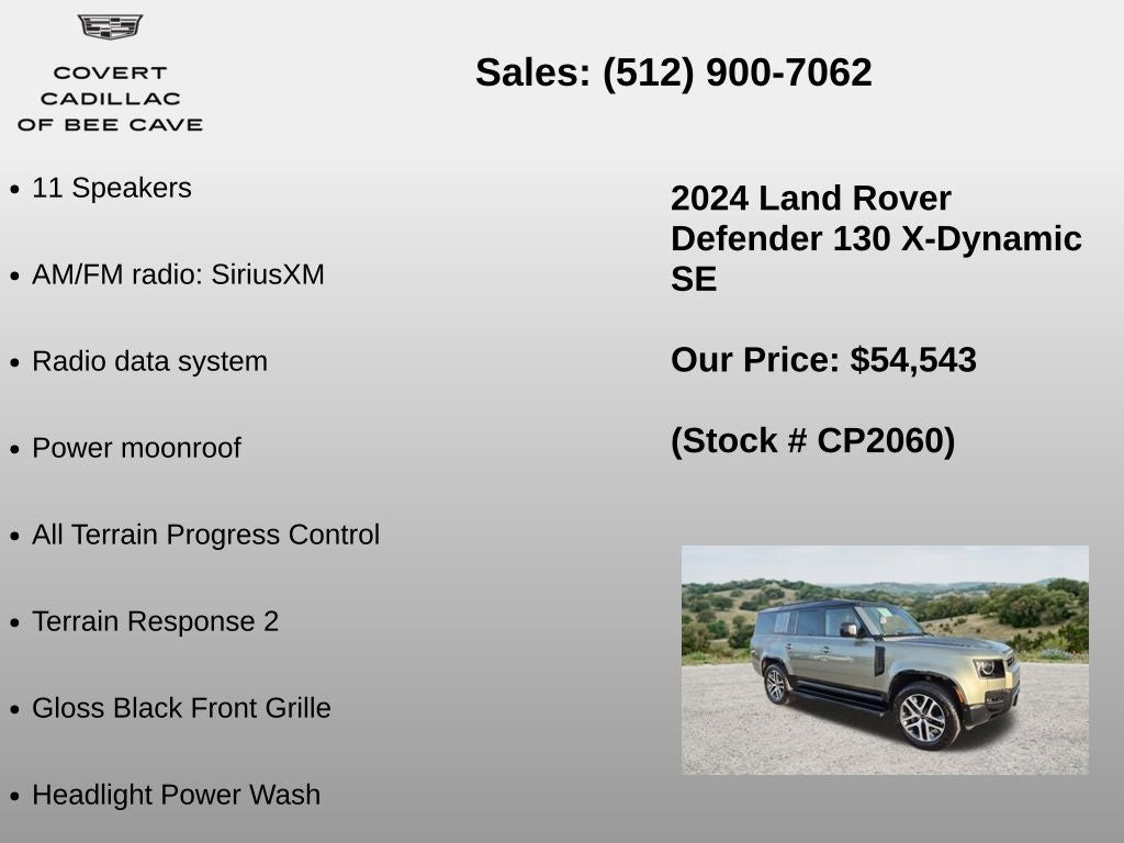 2024 Land Rover Defender 130 X-Dynamic SE