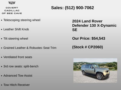 2024 Land Rover Defender 130 X-Dynamic SE