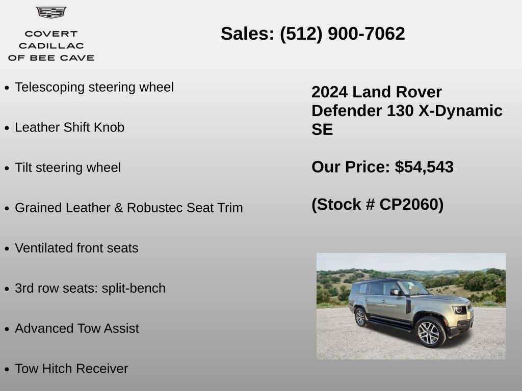 2024 Land Rover Defender 130 X-Dynamic SE