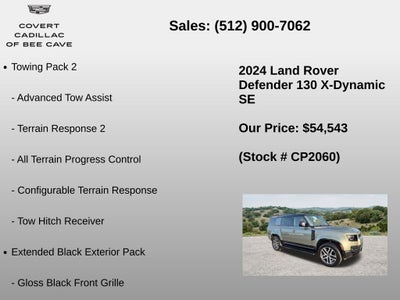 2024 Land Rover Defender 130 X-Dynamic SE