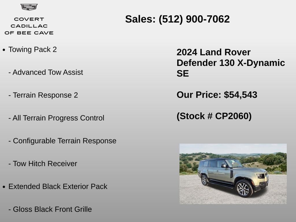 2024 Land Rover Defender 130 X-Dynamic SE