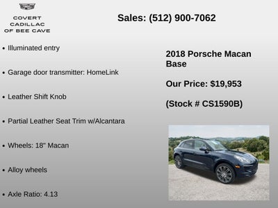 2018 Porsche Macan Base
