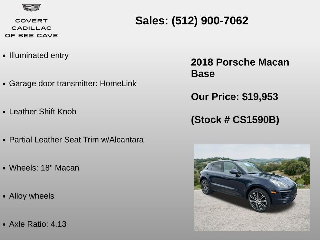 2018 Porsche Macan Base