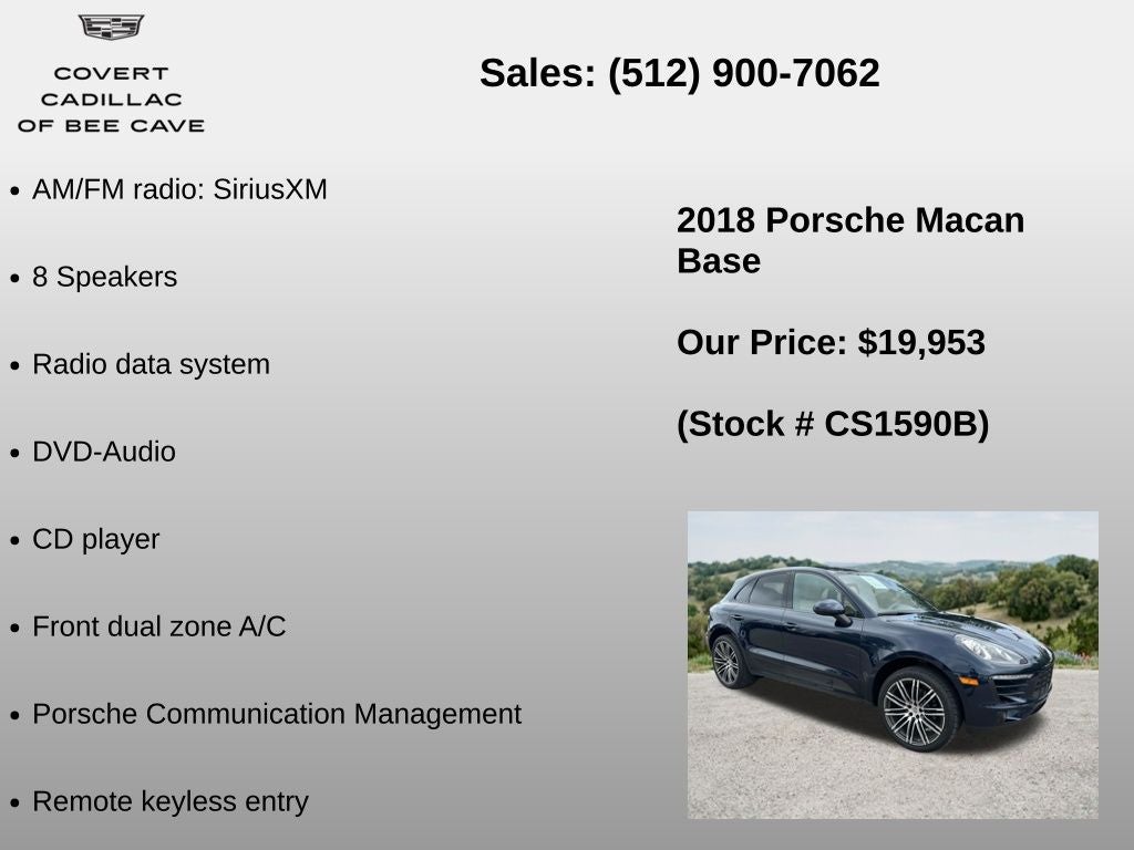 2018 Porsche Macan Base