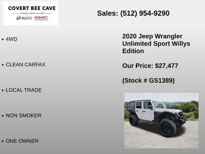 2020 Jeep Wrangler Unlimited Sport 4x4
