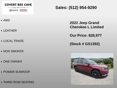 2022 Jeep Grand Cherokee L Limited 4x4