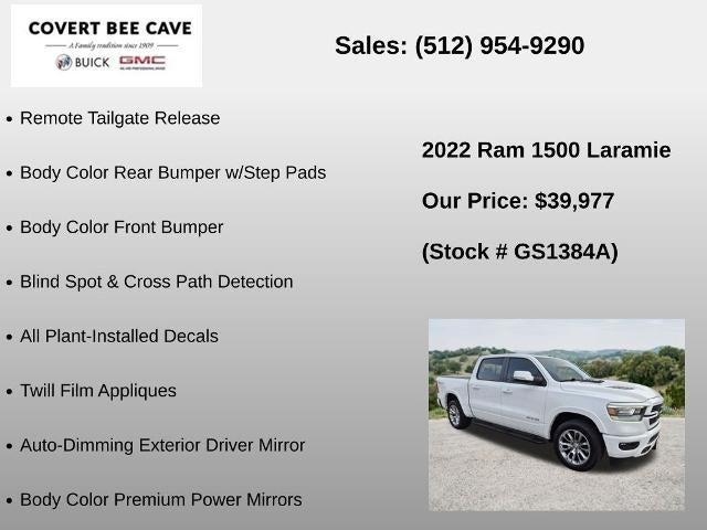 2022 RAM 1500 Laramie 4x4 Crew Cab 5'7" Box