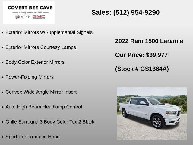 2022 RAM 1500 Laramie 4x4 Crew Cab 5'7" Box
