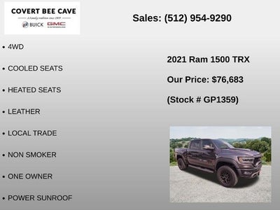 2021 RAM 1500 TRX 4x4 Crew Cab 5'7" Box