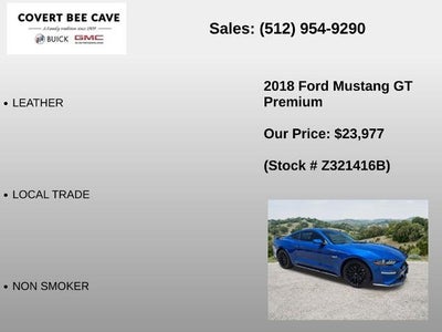 2018 Ford Mustang GT Premium Fastback