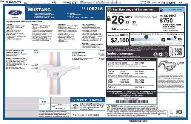2024 Ford Mustang EcoBoost Fastback