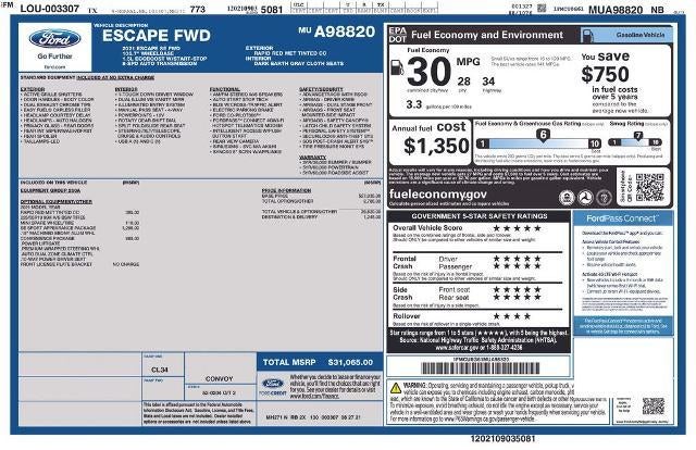 2021 Ford Escape SE FWD