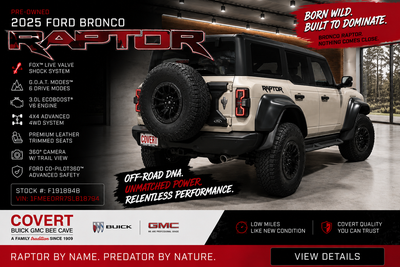 2025 Ford Bronco Raptor 4 Door Advanced 4x4