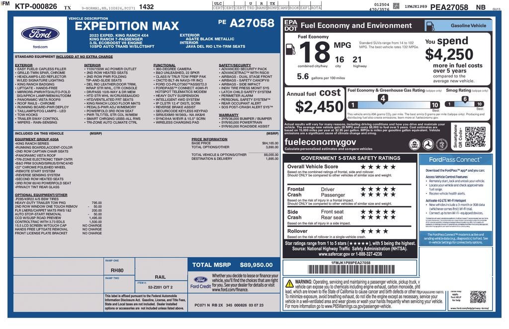 2023 Ford Expedition Max King Ranch