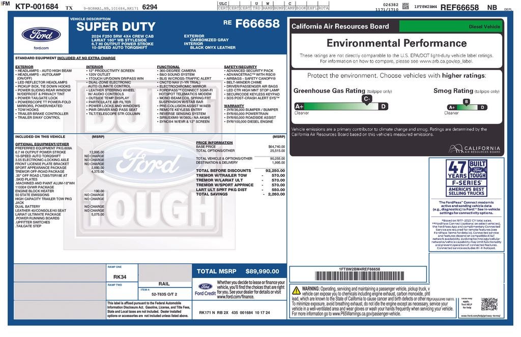 2024 Ford F-250SD Lariat