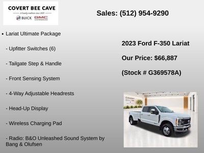 2023 Ford F-350SD Lariat