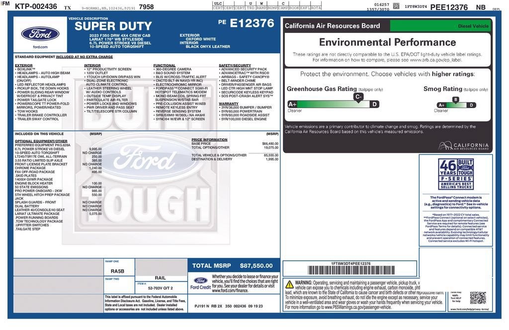 2023 Ford F-350SD Lariat