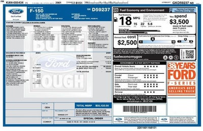 2016 Ford F-150 2WD SuperCab 6-1/2 Ft Box XL