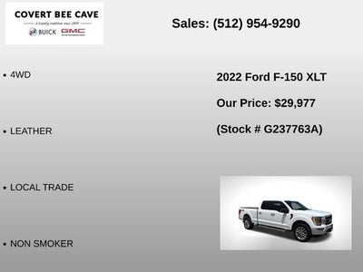 2022 Ford F-150 XLT 4WD SuperCrew 5.5' Box