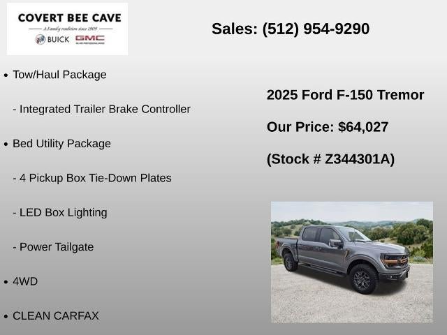 2025 Ford F-150 Tremor 4WD SuperCrew 5.5' Box