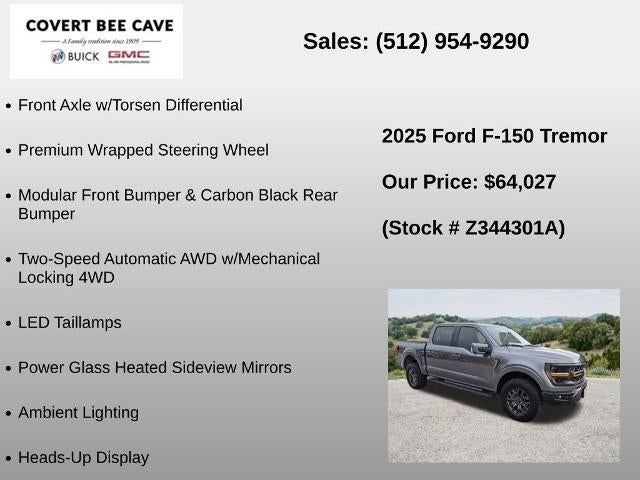 2025 Ford F-150 Tremor 4WD SuperCrew 5.5' Box