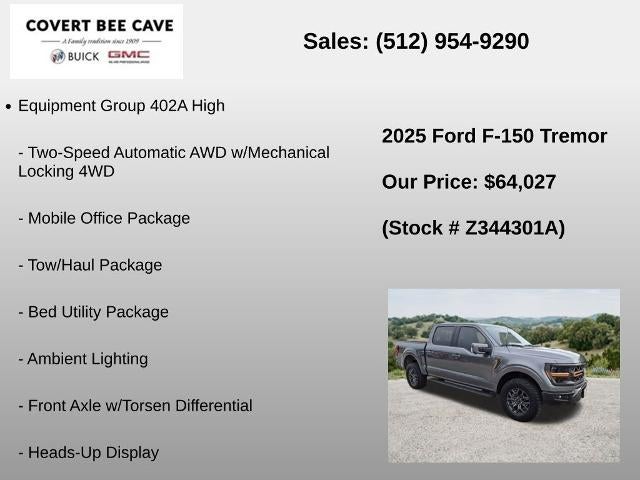 2025 Ford F-150 Tremor 4WD SuperCrew 5.5' Box