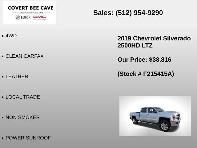 2019 Chevrolet Silverado 2500 HD Crew Cab Standard Box 4-Wheel Drive LTZ