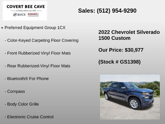 2022 Chevrolet Silverado 1500 LTD Crew Cab Short Box 2-Wheel Drive Custom