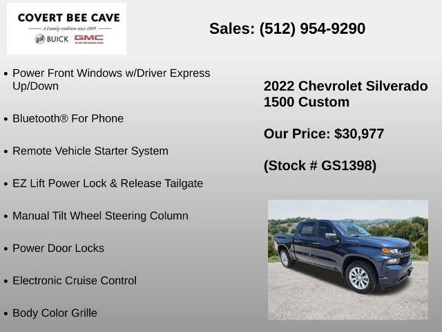 2022 Chevrolet Silverado 1500 LTD Crew Cab Short Box 2-Wheel Drive Custom