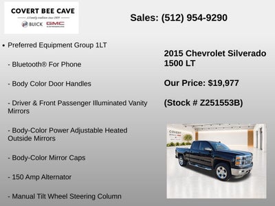 2015 Chevrolet Silverado 1500 LT LT1