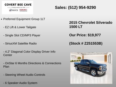 2015 Chevrolet Silverado 1500 LT LT1