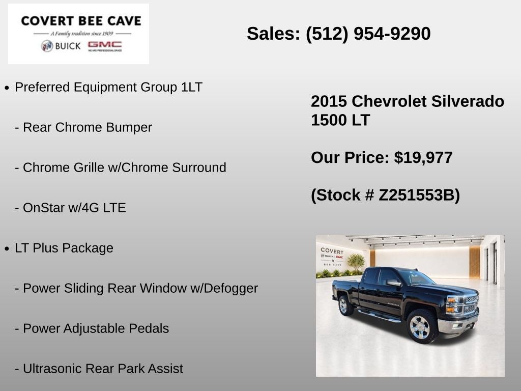 2015 Chevrolet Silverado 1500 LT LT1