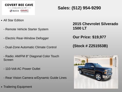 2015 Chevrolet Silverado 1500 LT LT1