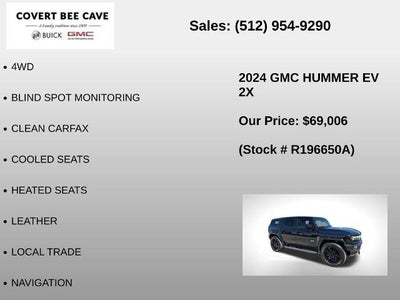 2024 GMC HUMMER EV SUV e4WD 4dr 2X